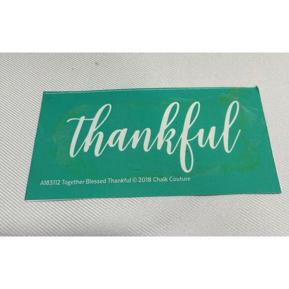 Chalk Couture Used  5X7 ‎  Reusable  Transfer " So Blessed, Thankful, Tog… - Picture 5 of 7
